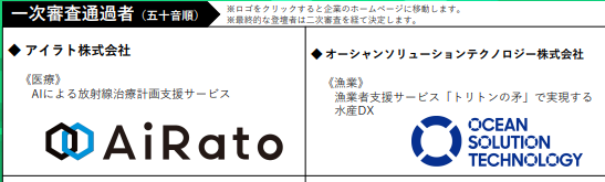 Miyagi Pitch contest 2024 (優勝獲得金:1000万円）、ファイナリストに選出
